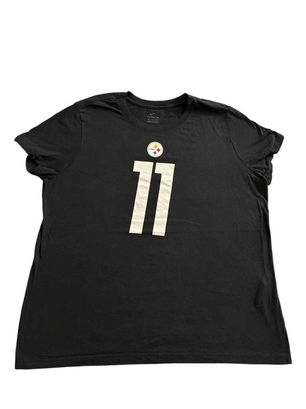 Nike Pittsburgh Steelers Chase Claypool #11 T-Shirt Women’s XXL Black NFL